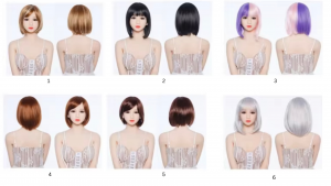 Sex doll wig