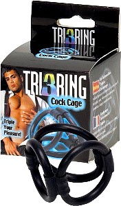 Tri 3 Ring Cock Cage