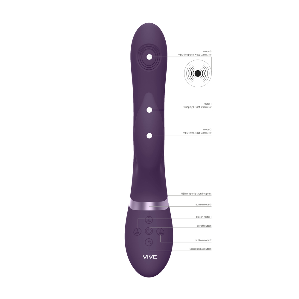 Vive Aimi Pulse Wave And Vibrate G Spot Vibrator Purple - Image 4